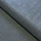 Ecksofa mit raffinierten Steppungen und Ottomane rechts, Wellenunterfederung, Chenille-Bezug Grau / 21045